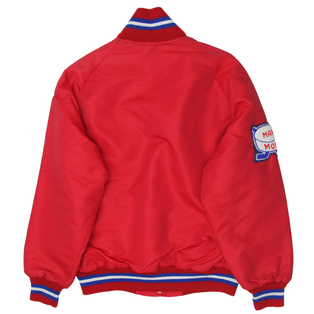 Vintage Mactier Minor Hockey Satin Jacket Ladies
