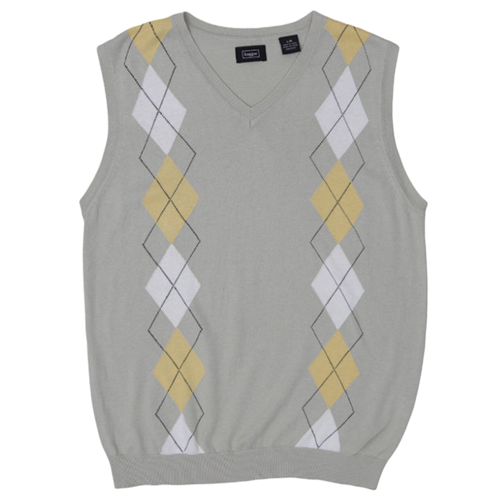 Mens Haggar Argyle V-Neck Sweater Vest