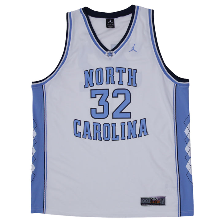 Mens Nike Elite Jordan North Carolina 32 Basketball Jersey