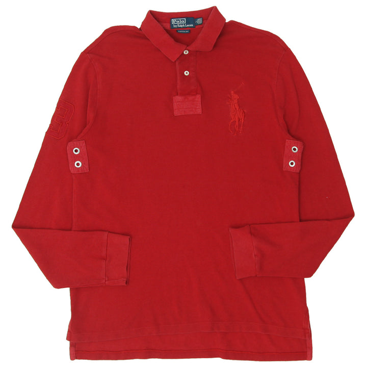 Mens Polo Ralph Lauren 3 Custom Fit Long Sleeve T-Shirt