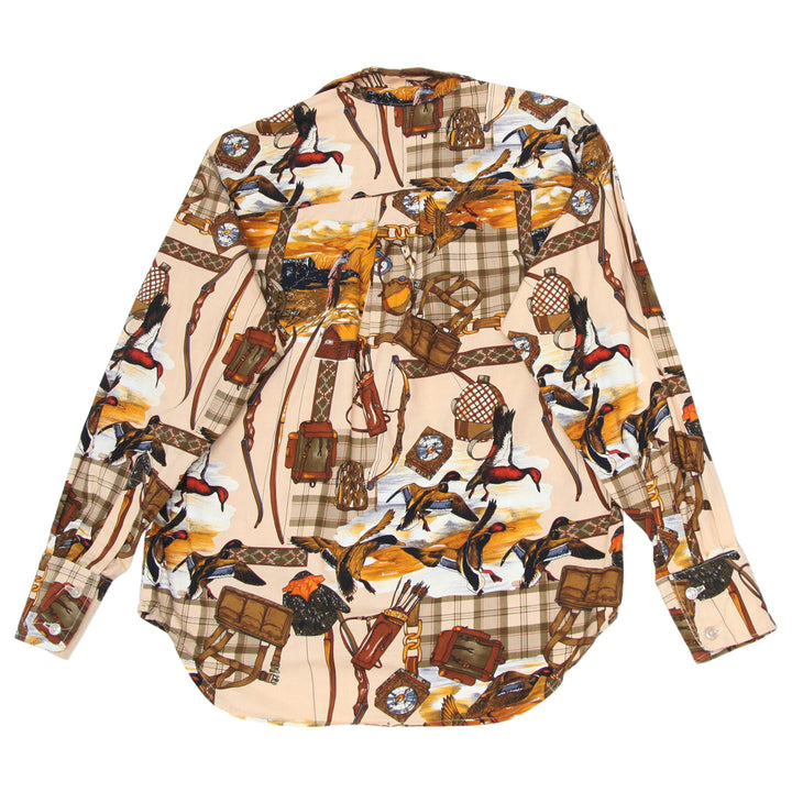 Mens Hunting Print Long Sleeve Shirt