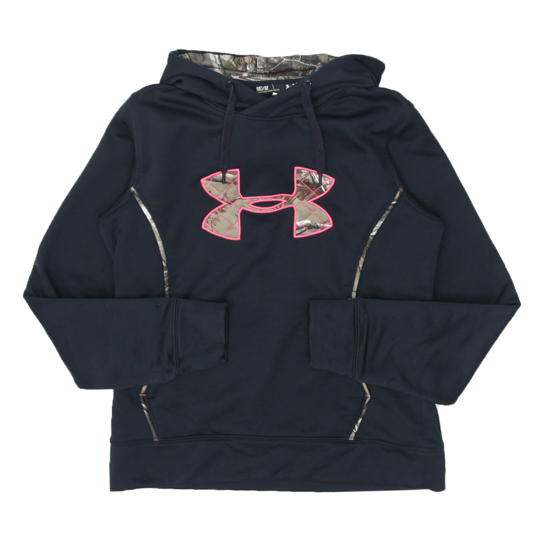 Pink camo outlet under armour hoodie