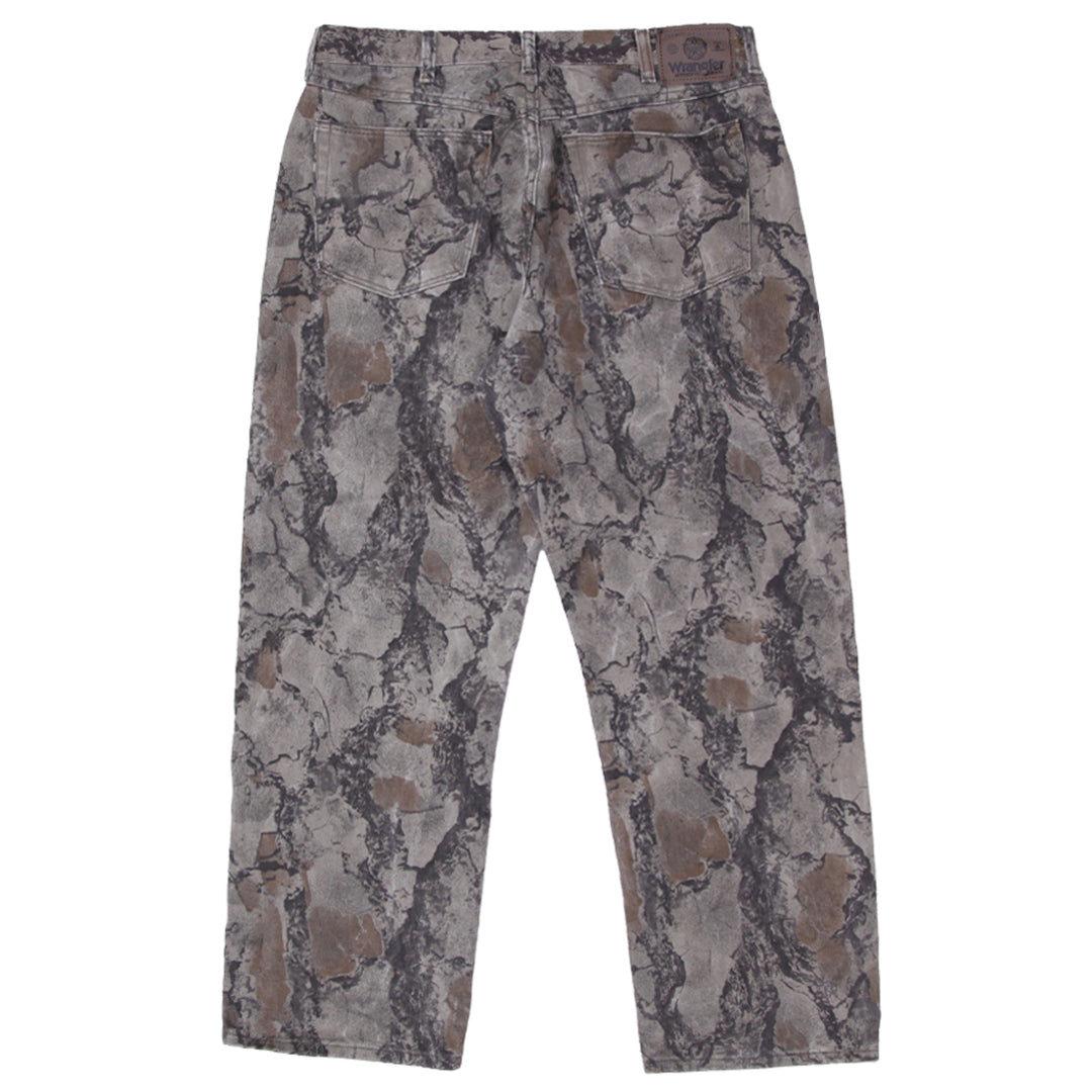 Mens Wrangler Camouflaged Pants