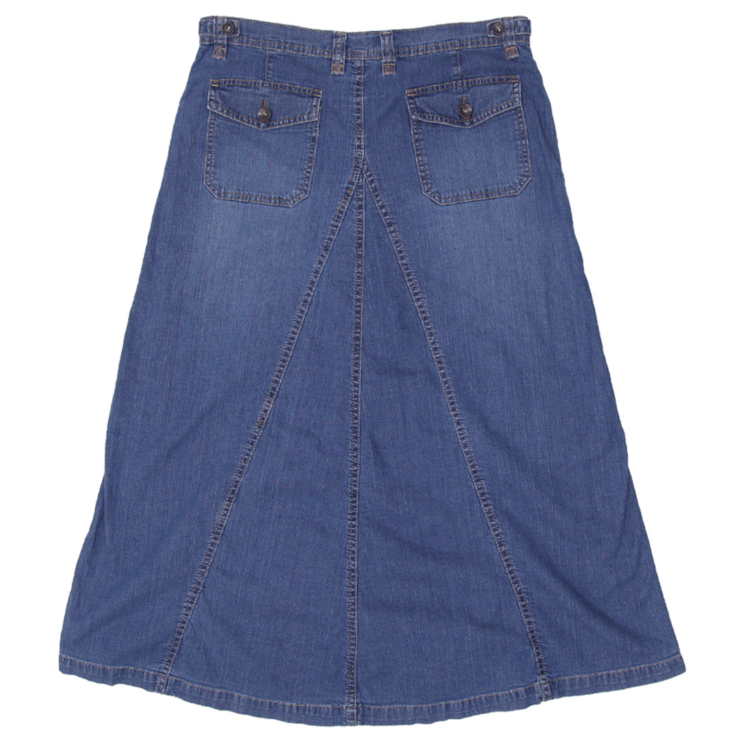 Y2K Jones & Co. Maxi Denim Skirt