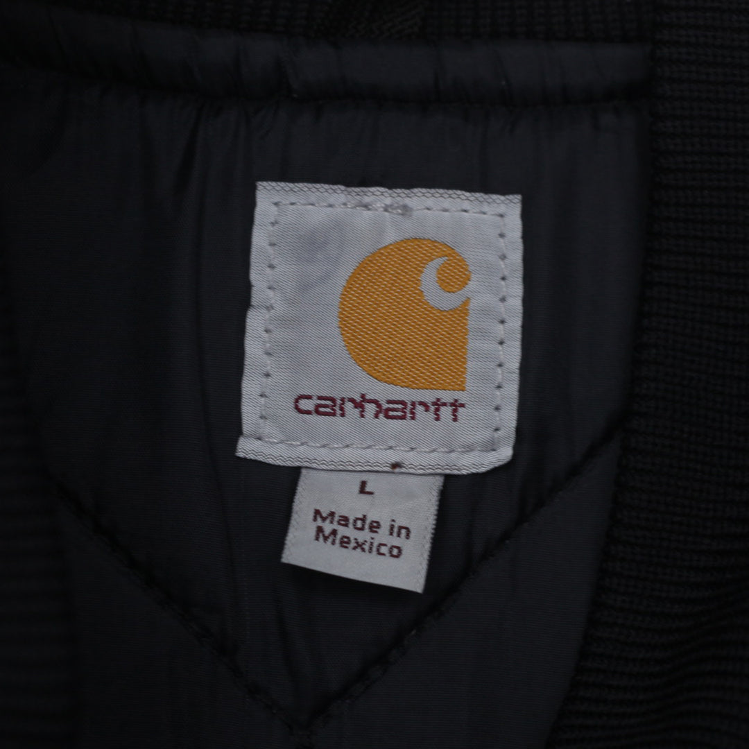 Mens Carhartt V01-BLK The Rooter Works Quilted Lined Work Vest