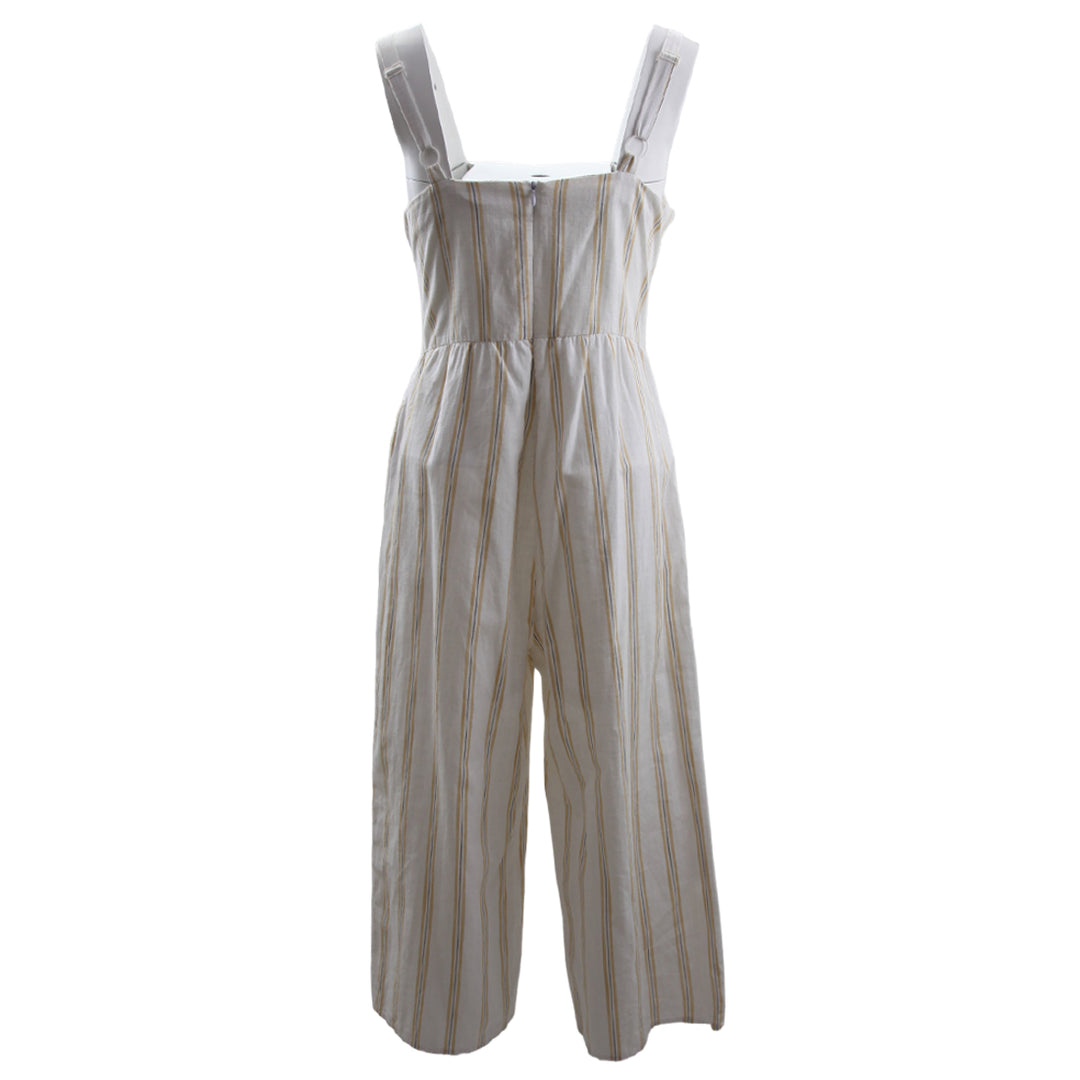 Ladies Cotton On Striped Strappy Jumpsuit