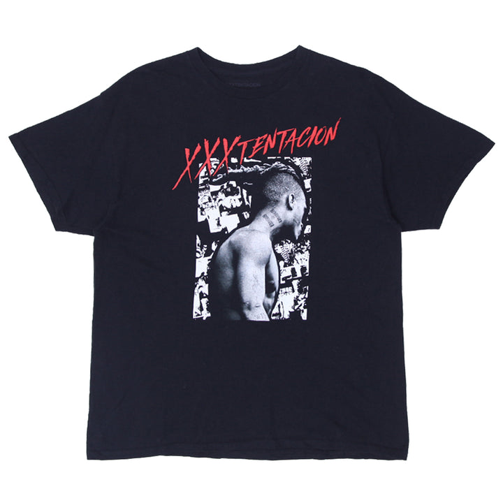 Mens XXXTentacion Rap T-Shirt Black