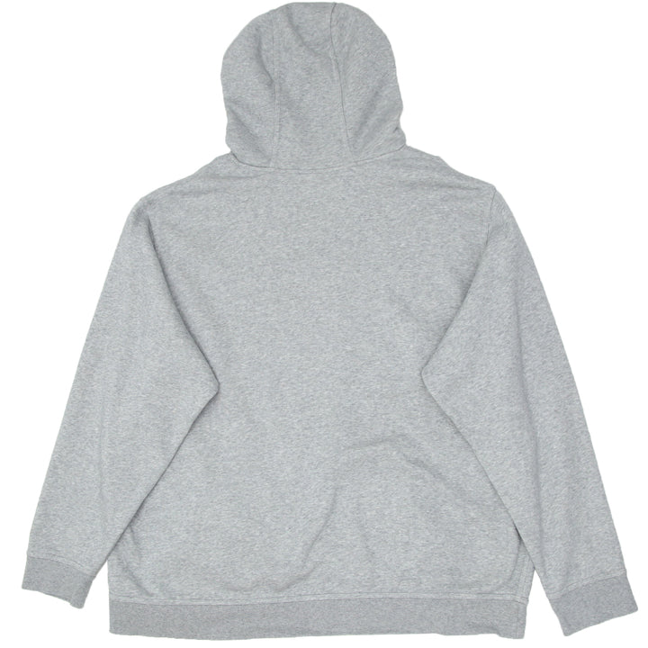 Mens Embroidered Nike Logo Center Swoosh Gray Pullover Hoodie