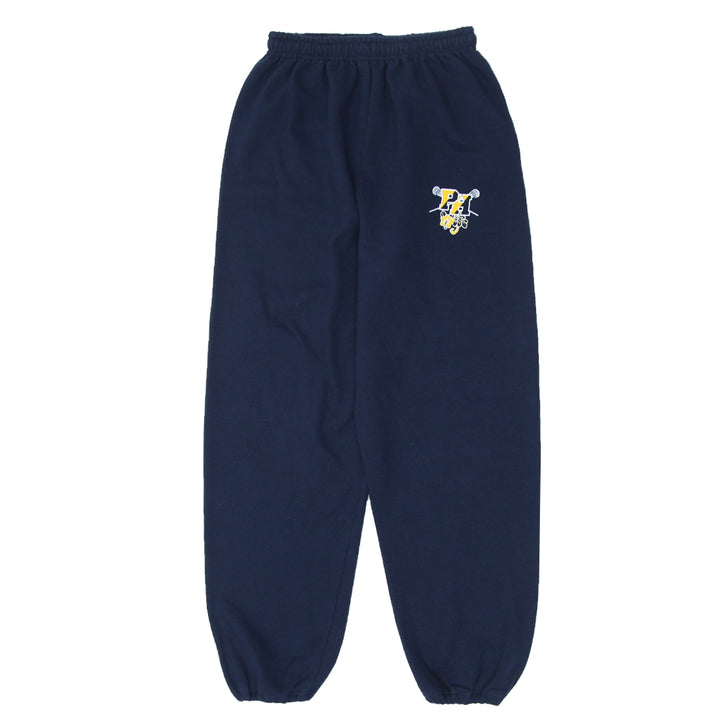 Mens Gildan Fleece Navy Sweatpants