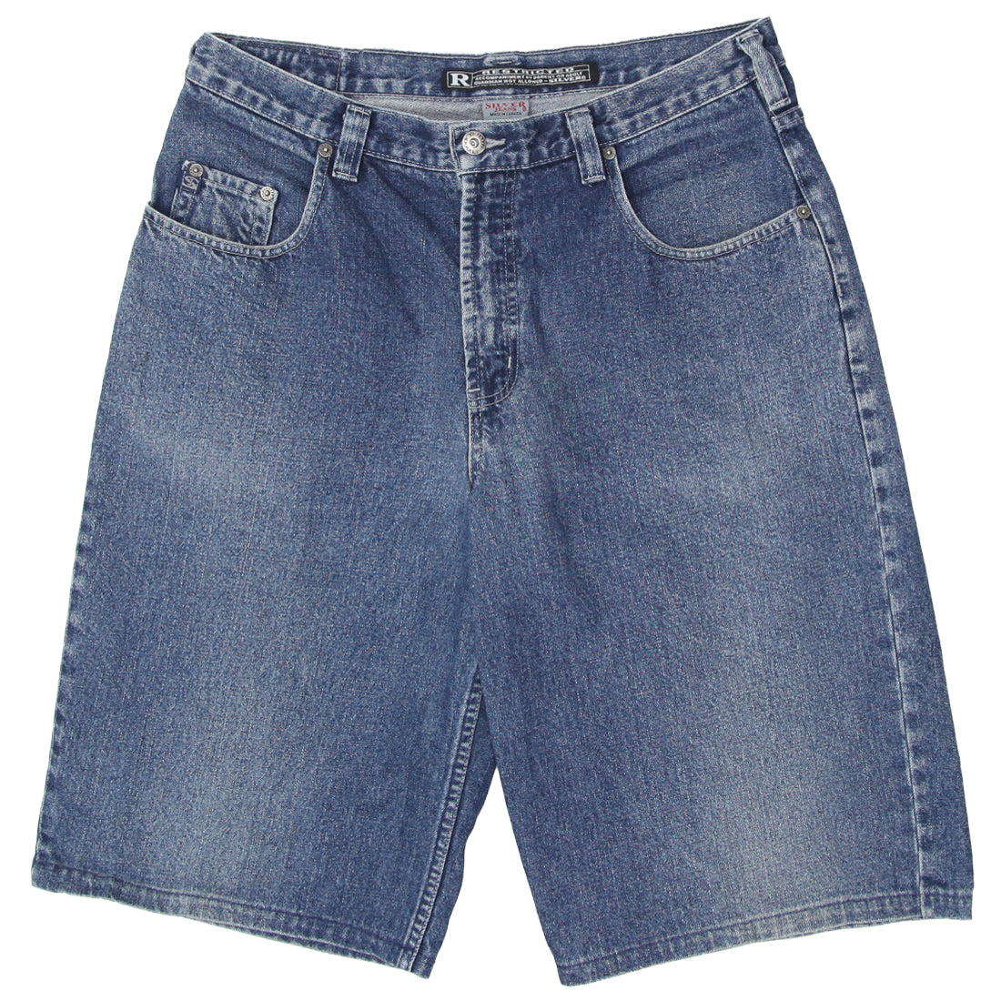 Mens silver jean shorts deals