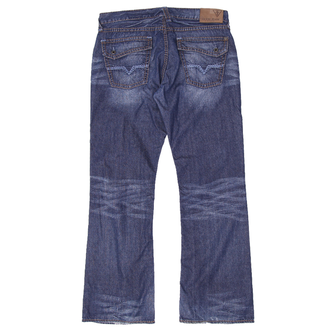 Mens Guess Los Angeles Slim Boot Jeans