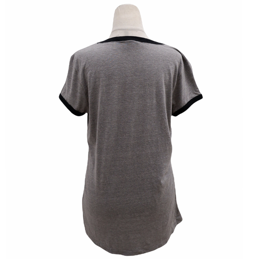 Ladies Calvin Klein Short Sleeve Rib T-Shirt