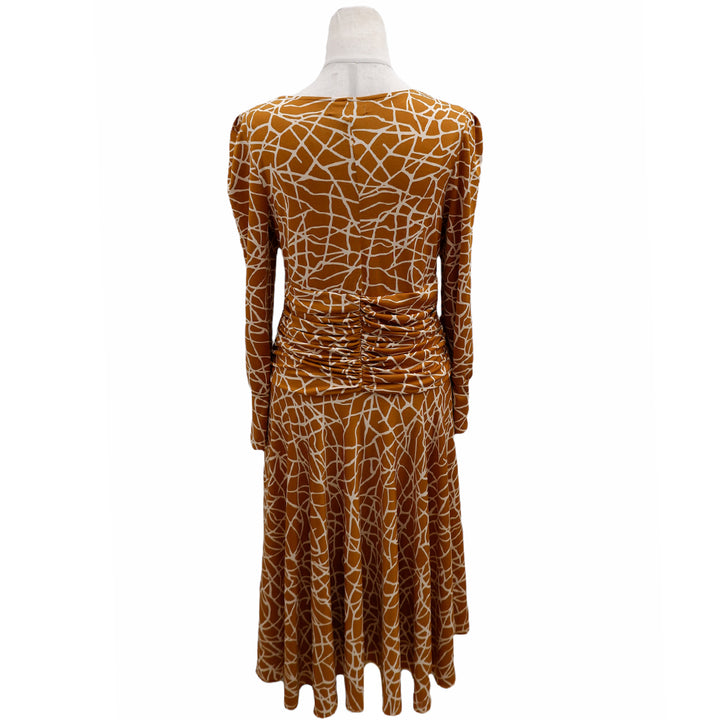 Ladies BCBG Maxazria Giraffe Print Drape Dress