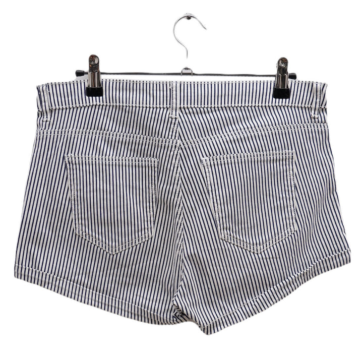 Ladies H & M Stripe Cuff Shorts