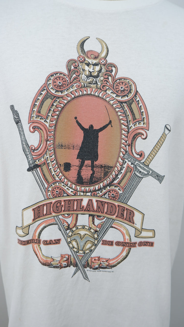 Vintage 1997 Highlander There Can Be Only One Movie T-Shirt