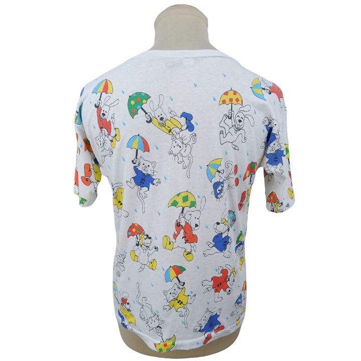 Vintage The Zoo Crew All Over Print Single Stitch T-Shirt