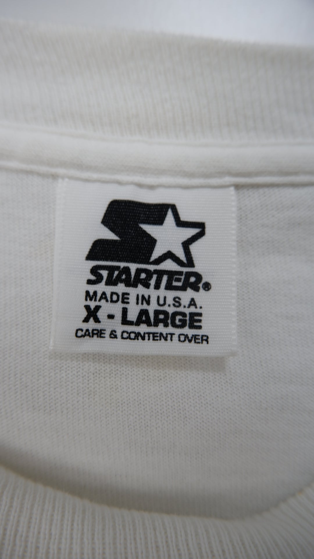 Starter 1999 Denver Broncos Super Bowl Champions VNTG Locker Room Custom Crop T-Shirt Made In USA