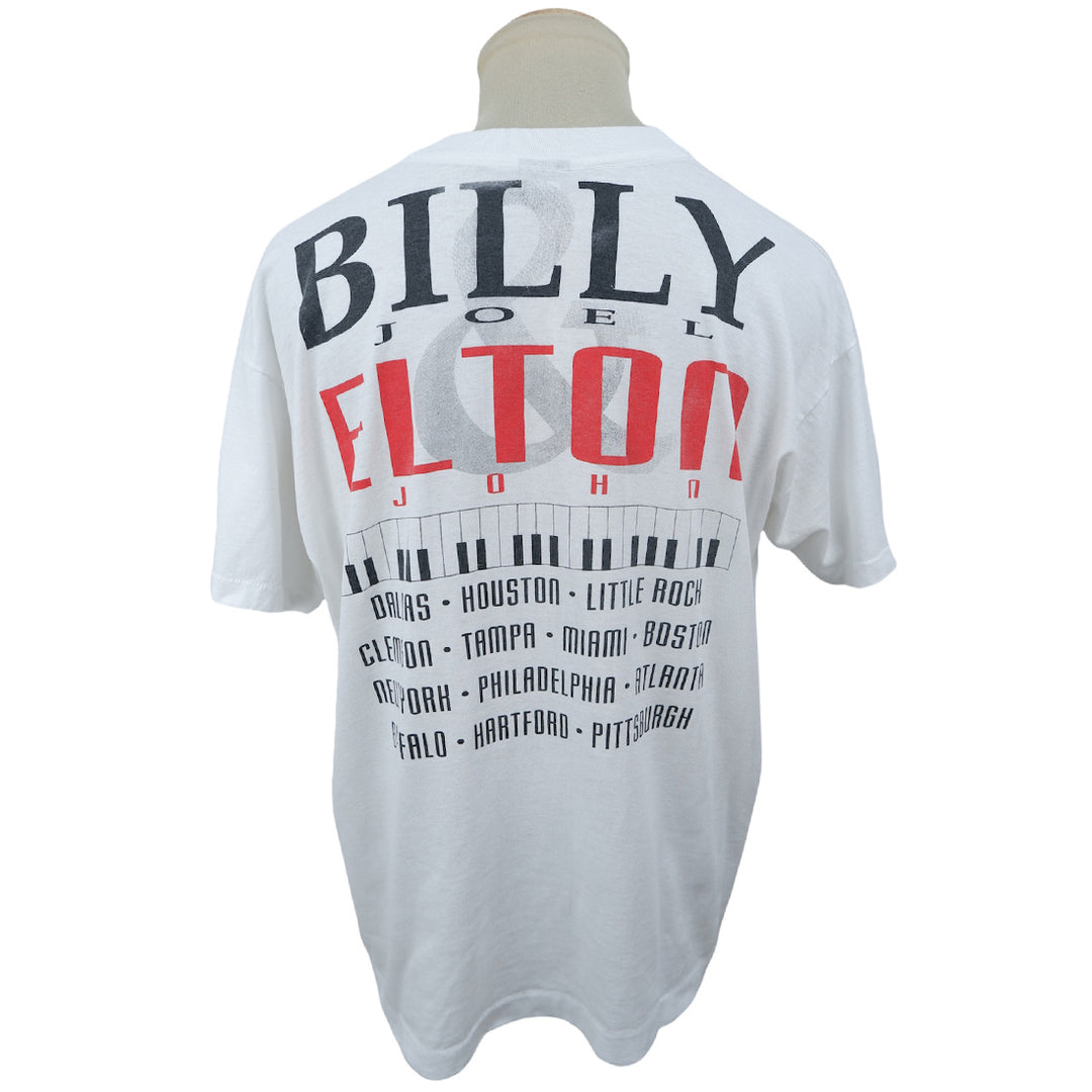 95 Elton & Billy Face To Face Tour Single Stitch VTG T-Shirt