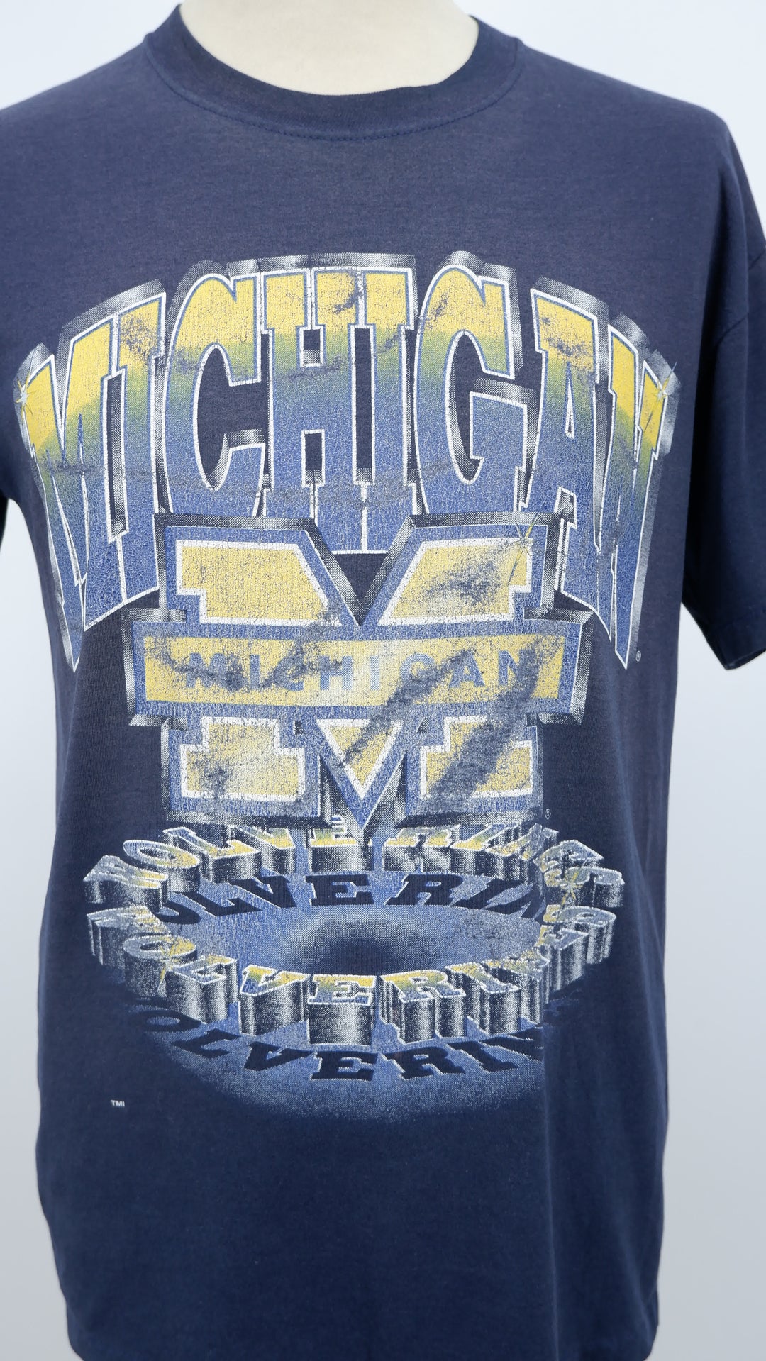 Michigan Wolverines Single Stitch Vintage T-Shirt