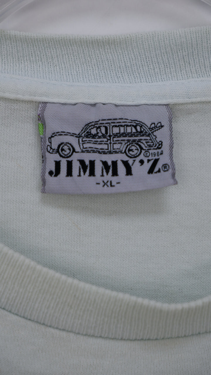 Vintage Jimmy'z Surf Single Stitch T-Shirt Made In USA