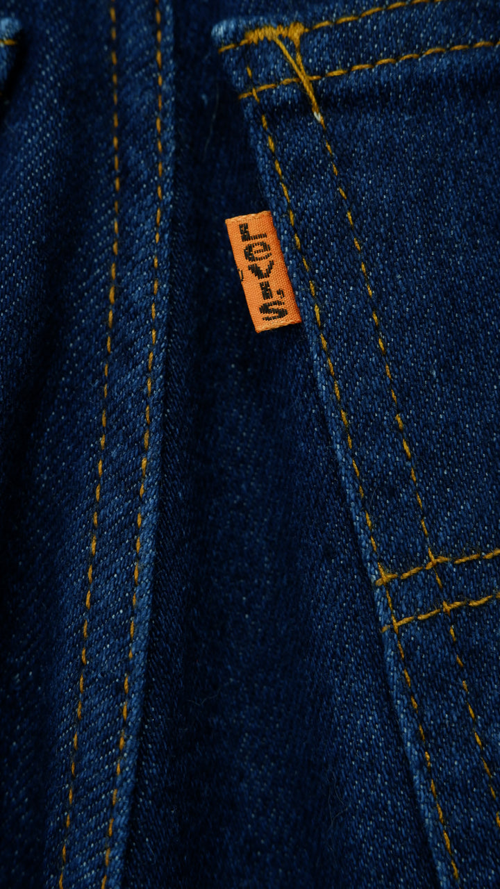 Vintage Levi Strauss Prospector Orange Tab High Waist Flare Jeans Ladies