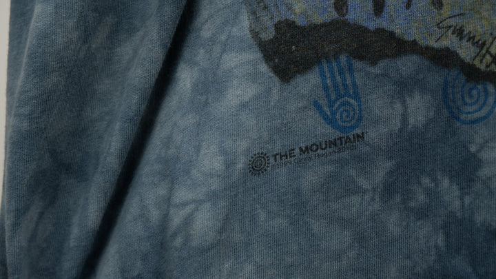 1999 Ginny Hogan The Mountain Tribal Print Tie Dyed T-Shirt