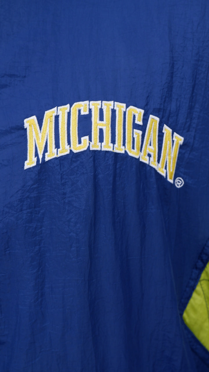 Starter Michigan Wolverines Full Zip Vintage Winbreaker Jacket