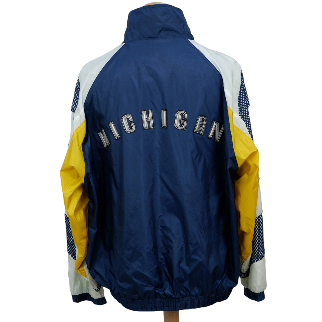 Pro Player The University Of Michigan Full Zip Windbreaker Jacket