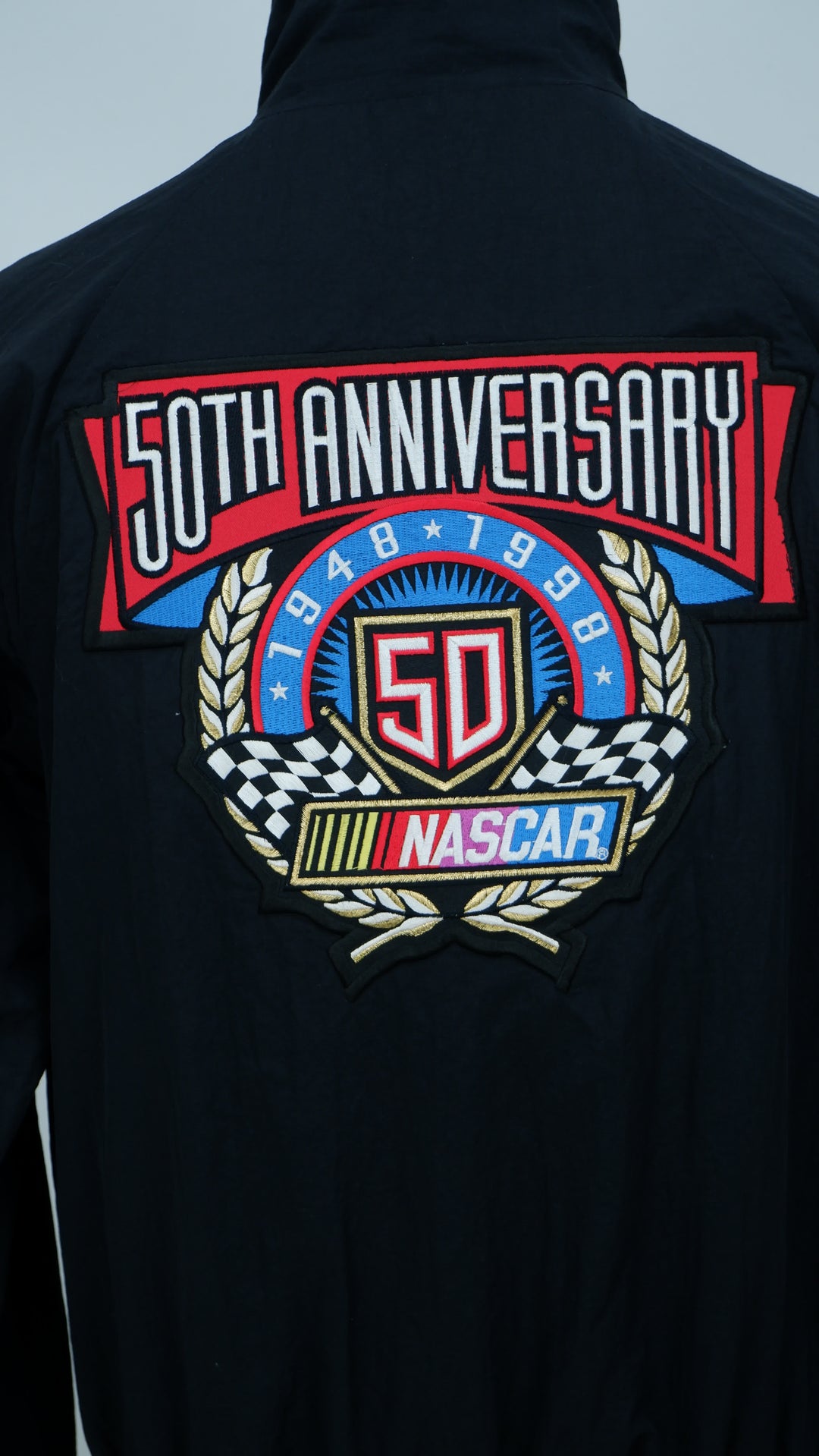 1998 Nascar 50th Anniversary Full Zip Vintage Jacket