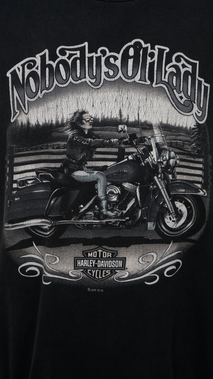 1996 Harley Davidson Nobody's Ol' Lady Single Stitch T-Shirt