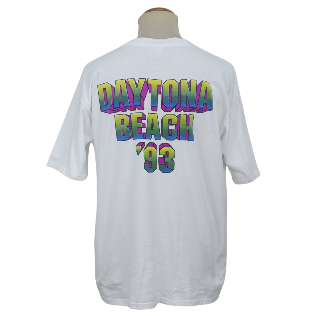 Vintage 1993 Daytona Spring Break Daytona Beach Single Stitch T-Shirt Made In USA