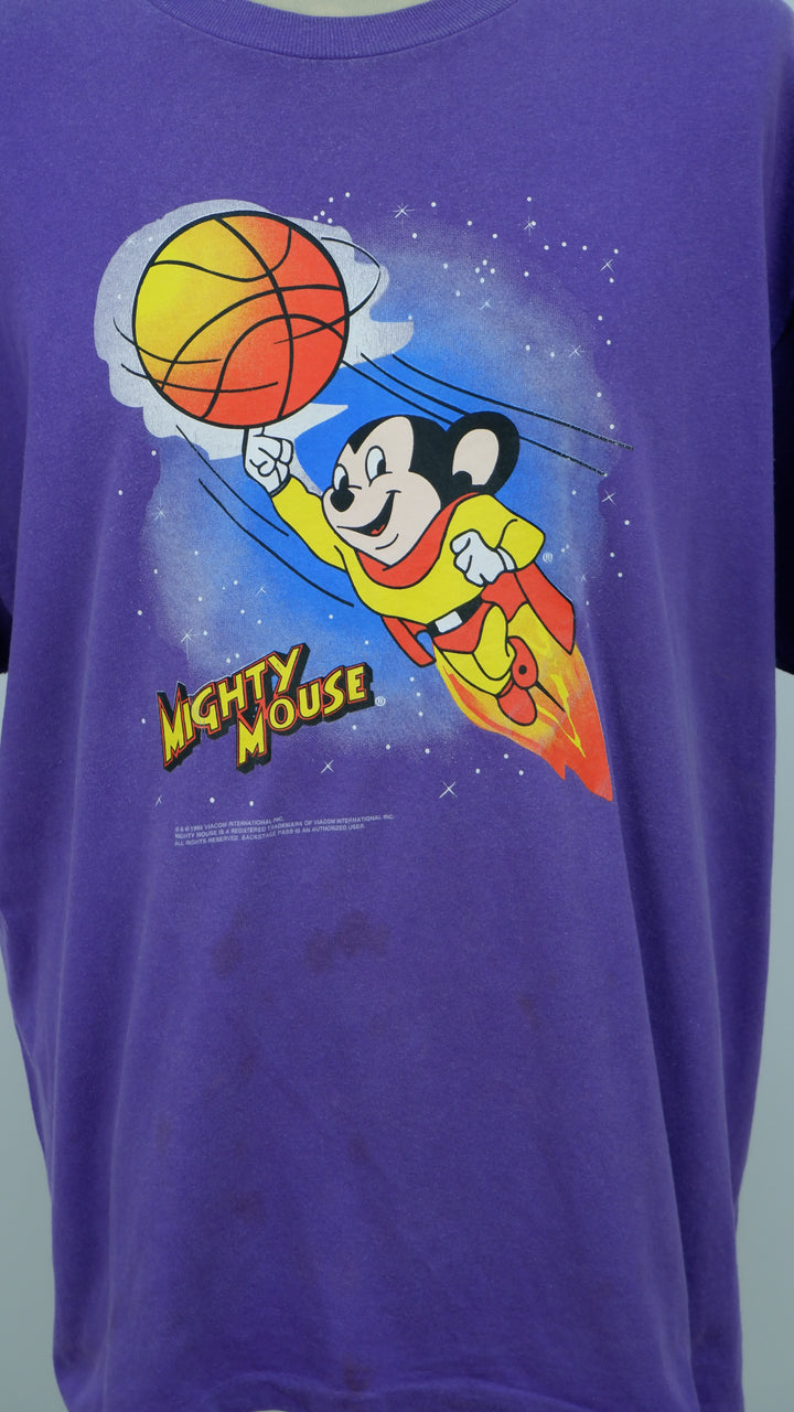 1996 Viacom Mighty Mouse Single Stitch VNTG T-Shirt