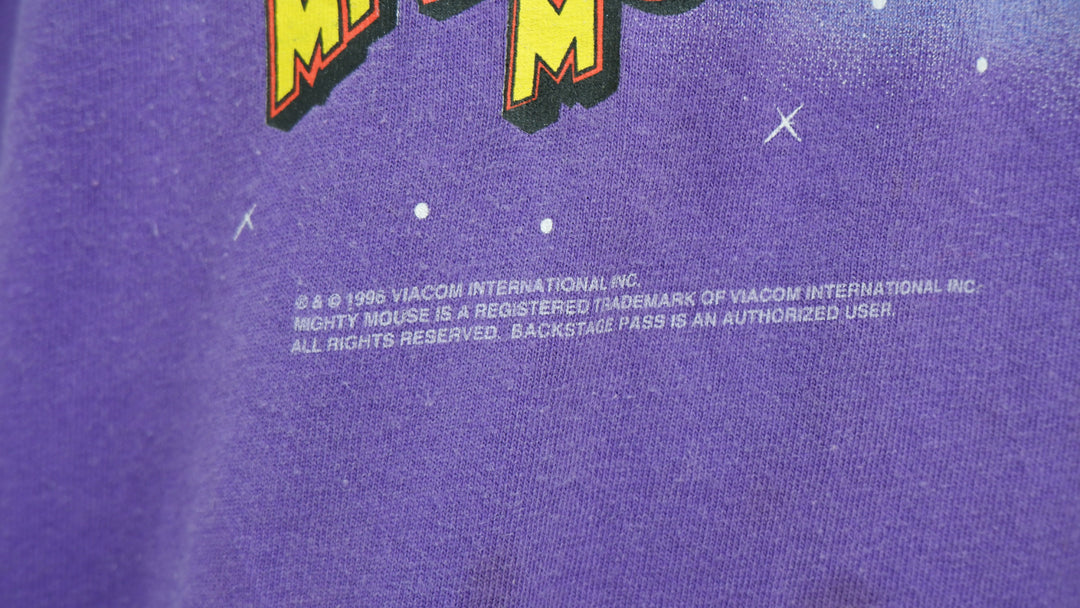 1996 Viacom Mighty Mouse Single Stitch VNTG T-Shirt