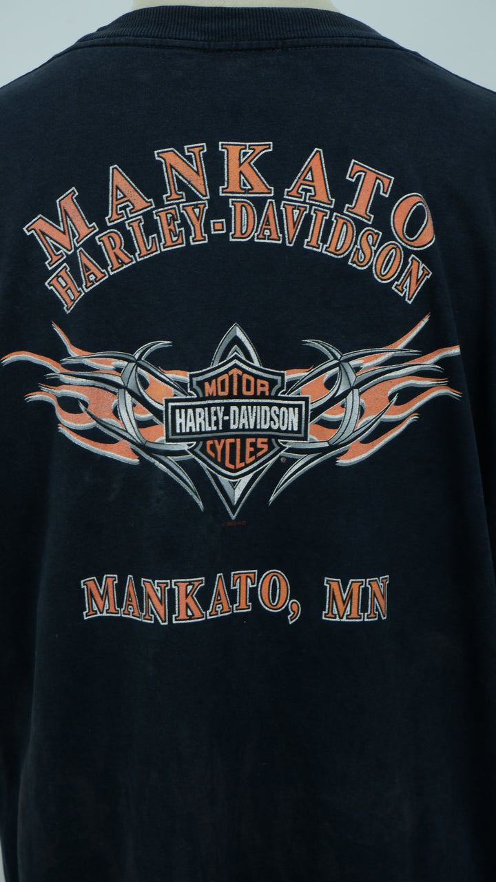 Harley Davidson Mankato MN Vintage T-Shirt Made In USA