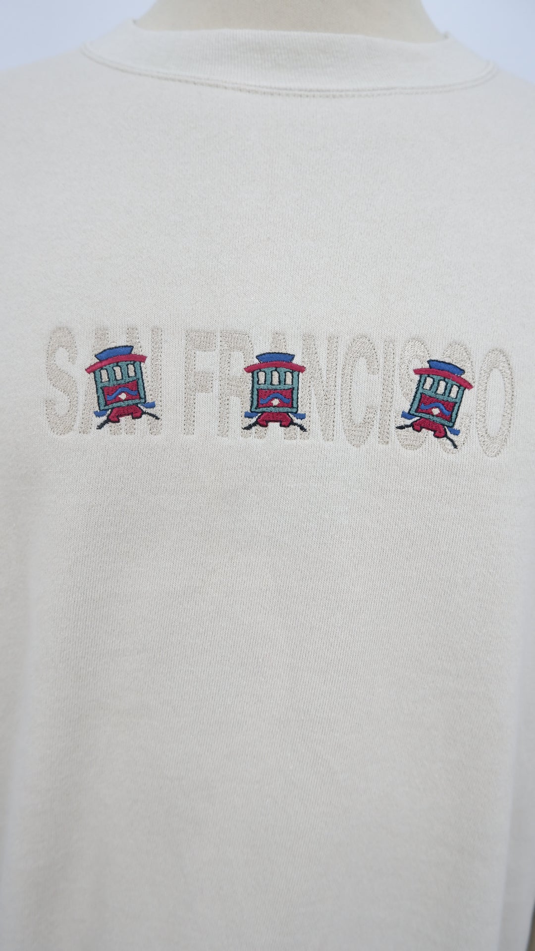 Vintage San Francisco Embroidered Crewneck Sweatshirt Made In USA