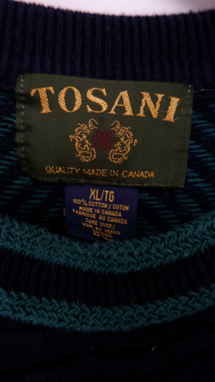 Tosani Knitted Crewneck Vintage Sweater