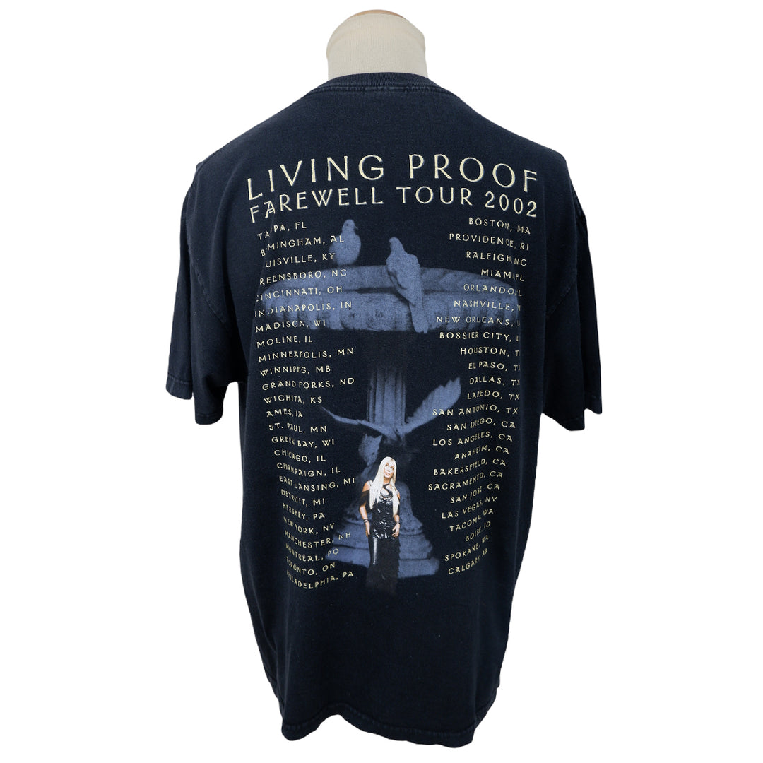 2002 Cher Living Proof Farewell Tour VTG T-Shirt