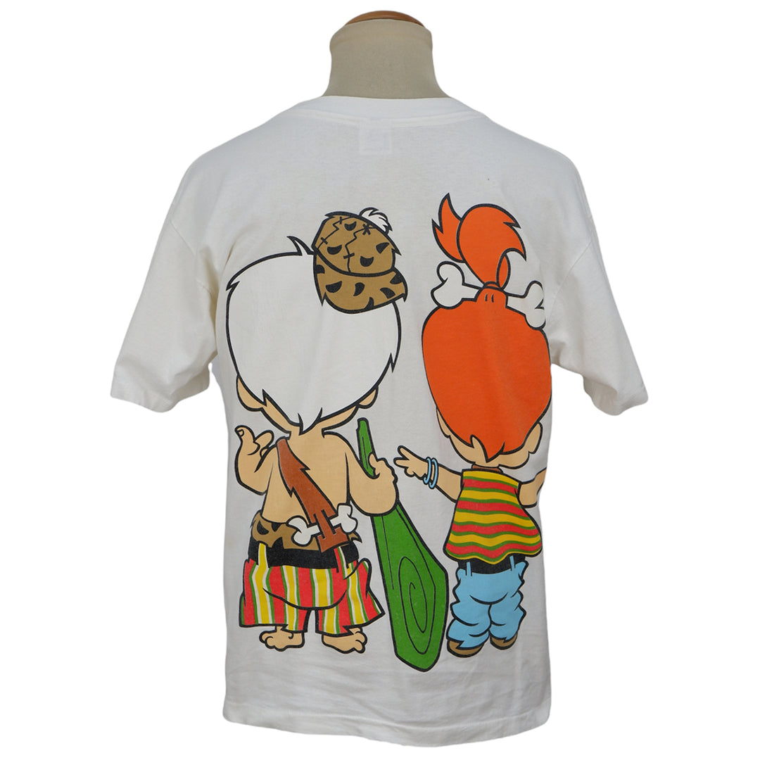 Vintage 1993 The Flintstones Pebbles And Bam Bam Single Stitch T-Shirt USA Made