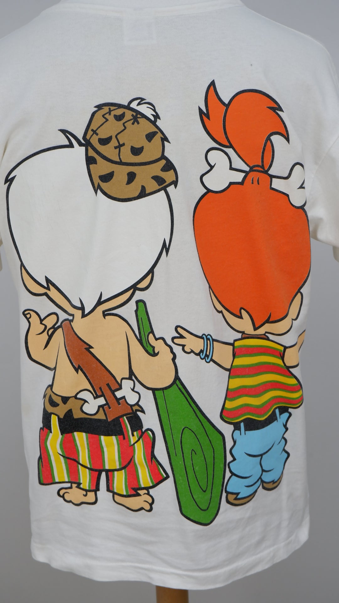 Vintage 1993 The Flintstones Pebbles And Bam Bam Single Stitch T-Shirt USA Made