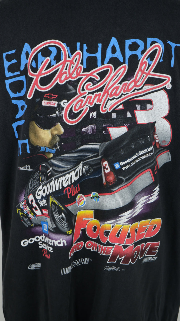 2000 Dale Earnhardt ' The Man In Motion' Nascar VNTG T-Shirt Distressed