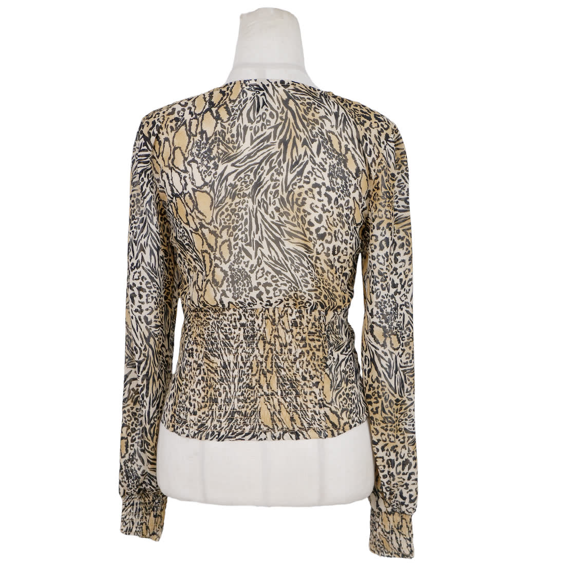 H and m animal print clearance blouse