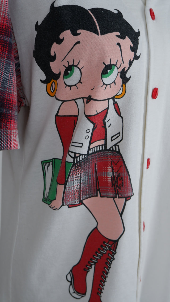 1994 Betty Boop Vintage Baseball Jersey Made In USA