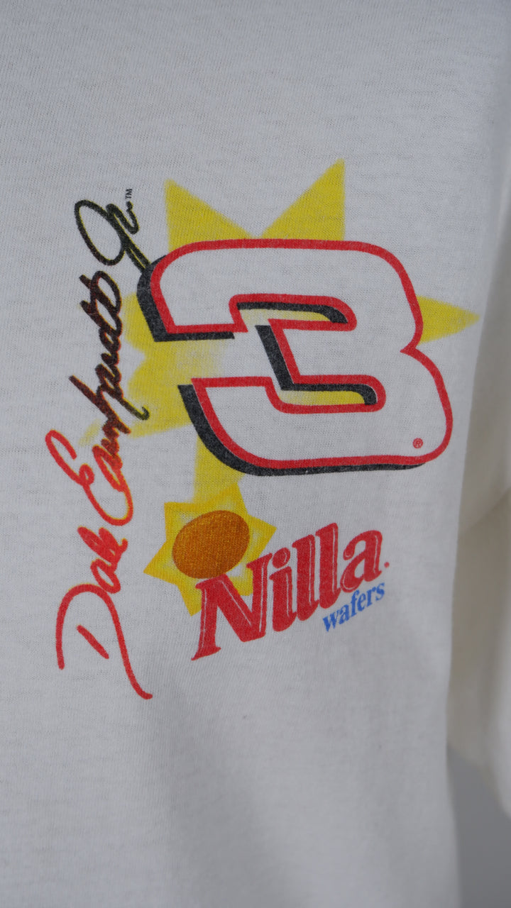 Dale Earhardt Jr. Nilla Wafers Tasting The Victory Nascar VNTG T-Shirt