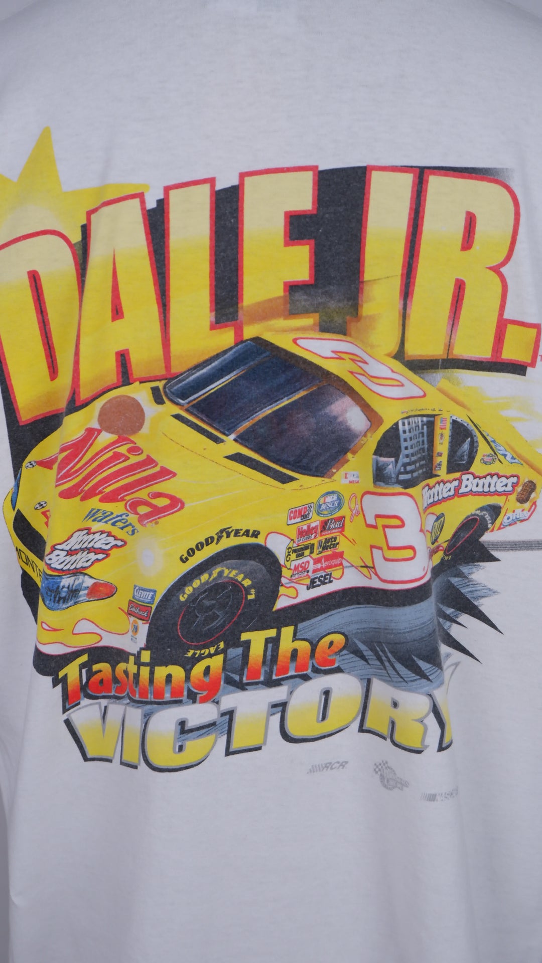 Dale Earhardt Jr. Nilla Wafers Tasting The Victory Nascar VNTG T-Shirt