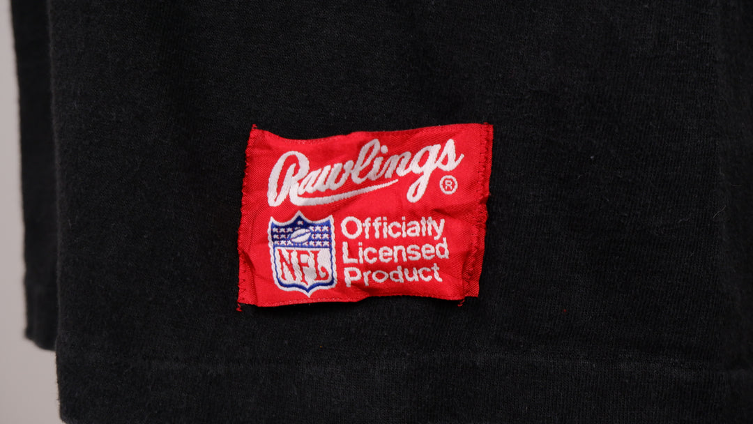 Rawlings NFL Raiders Single Stitch VNTG T-Shirt Made In USA