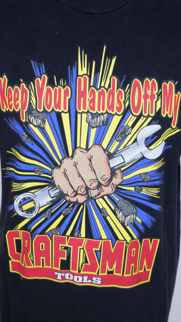 Vintage Keep Your Hands Off My Craftsman Tools T-Shirt Single Stitch