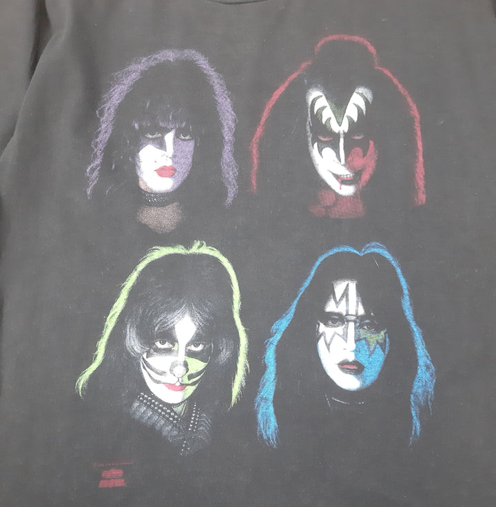 1991 Kiss Band Single Stitch Vintage T-Shirt Made In USA