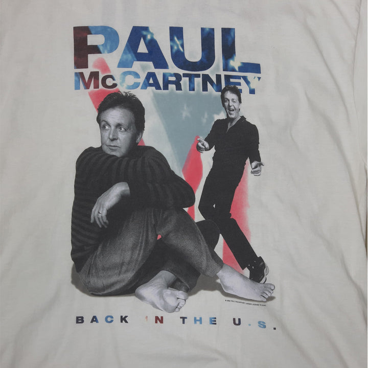 2002 Paul McCartney Back In The US Tour T-Shirt VNTG