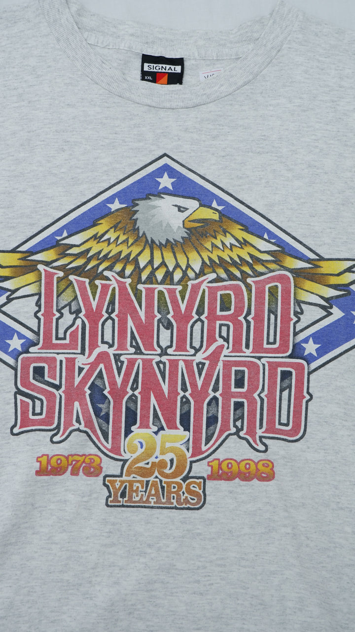 1998 Lynyrd Skynyrd 25 Years Single Stitch VNTG T-Shirt Made In USA