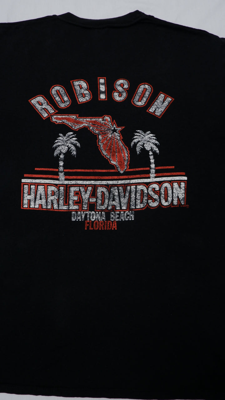 Harley Davidson Robison Daytona Beach Florida T-Shirt Single Stitch VNTG Made In USA